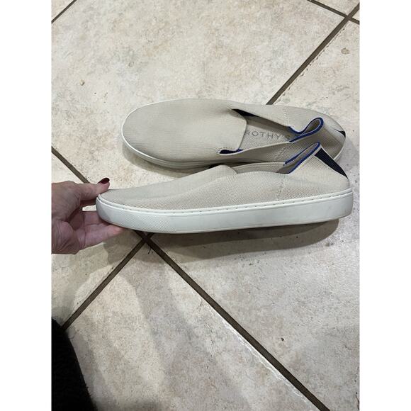 Rothy’s Sand Beige The Original Slip On Sneaker Knit Loafer Sz 12 - Picture 3 of 8